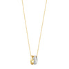 Fusion 18ct Yellow And White Gold Diamond Set Open Pendant