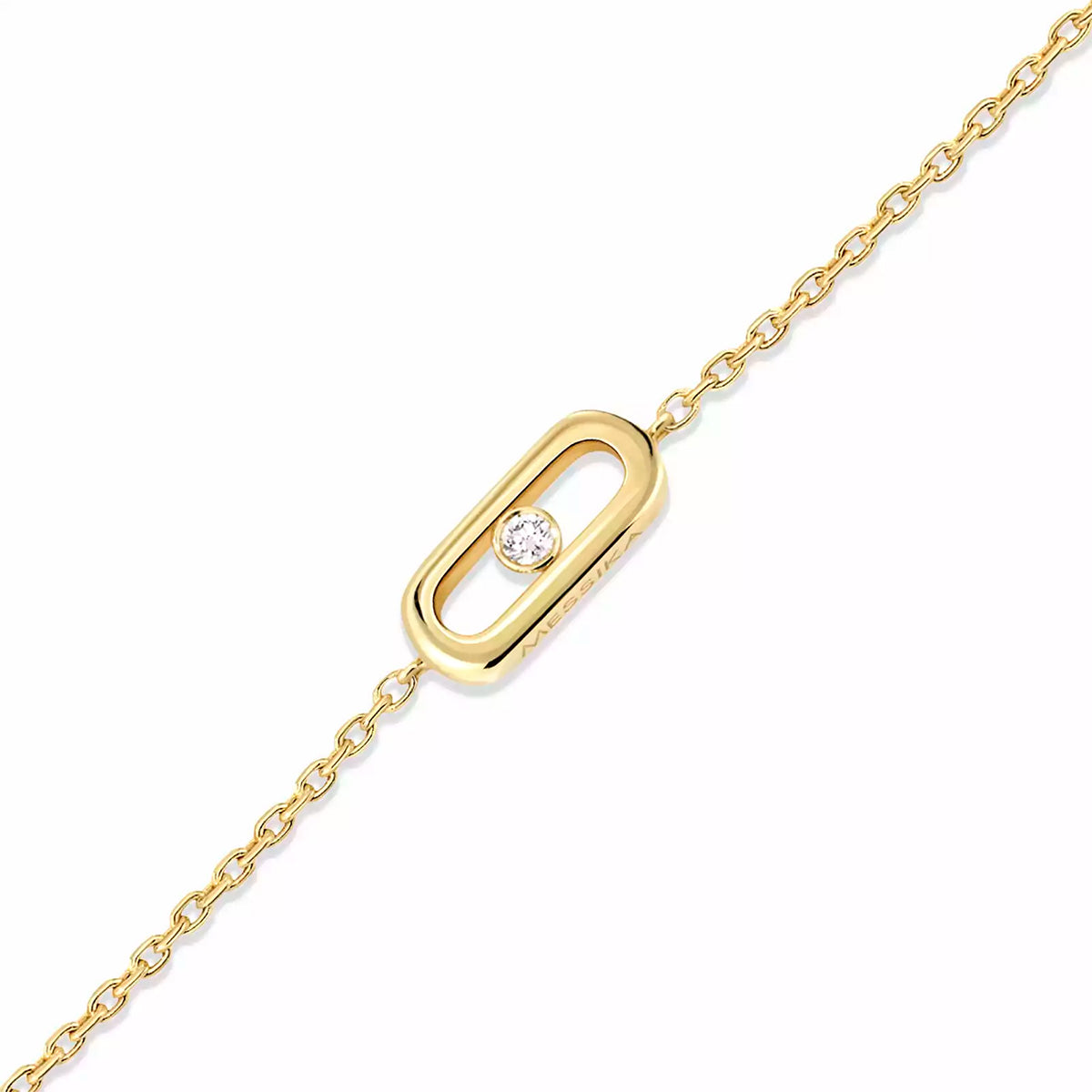 18ct Yellow Gold Diamond Messika Cares Bracelet