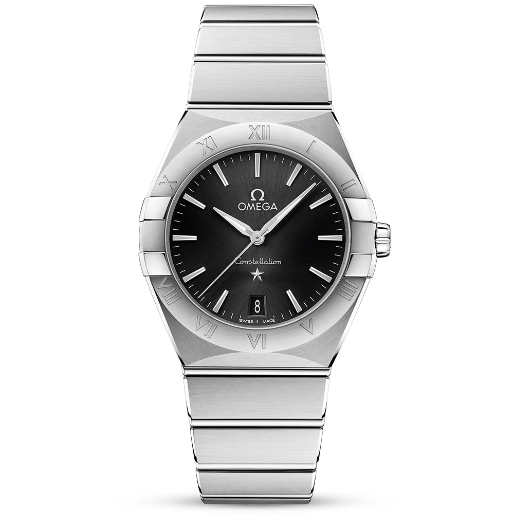 OMEGA Constellation 36mm Black Dial Bracelet Watch - Berry's Jewellers