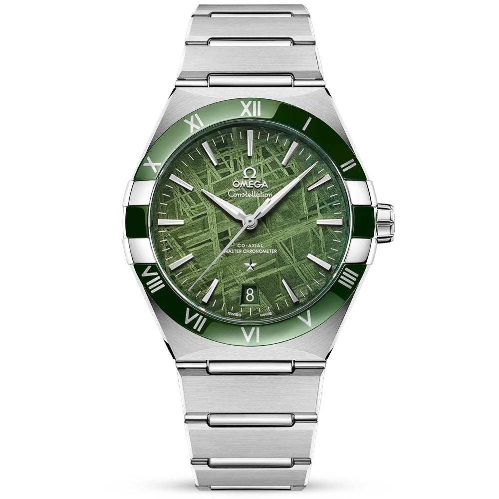 Constellation 41mm Green Meteorite Dial Automatic Bracelet Watch