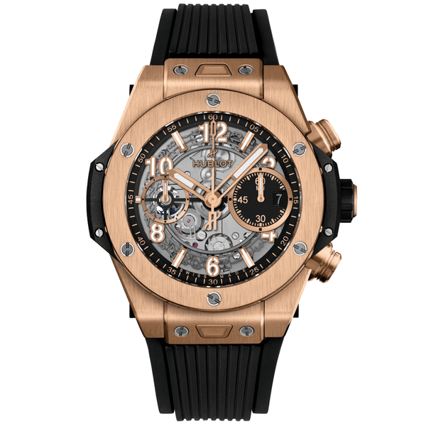 Hublot Big Bang Steel 44mm Automatic Chronograph Strap Watch