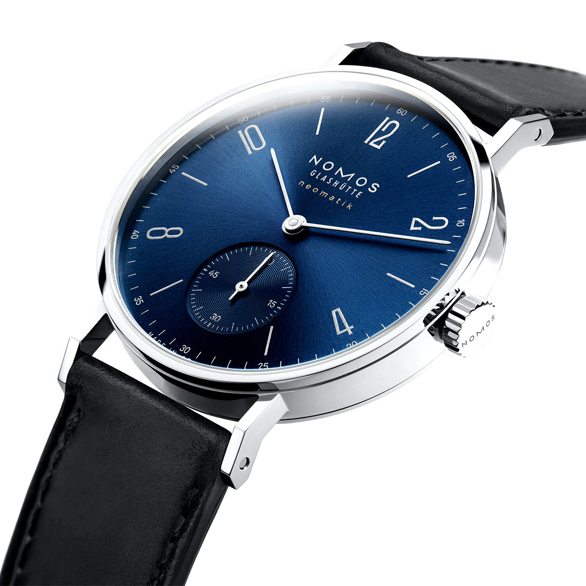 Tangente Neomatik 35mm Blue Dial Automatic Strap Watch