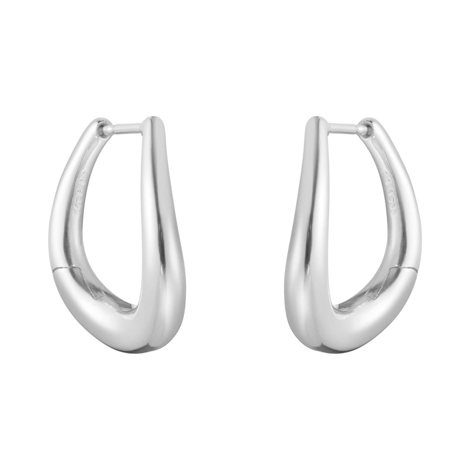 Georg Jensen Offspring Medium Sterling Silver Earhoops - Berry's Jewellers