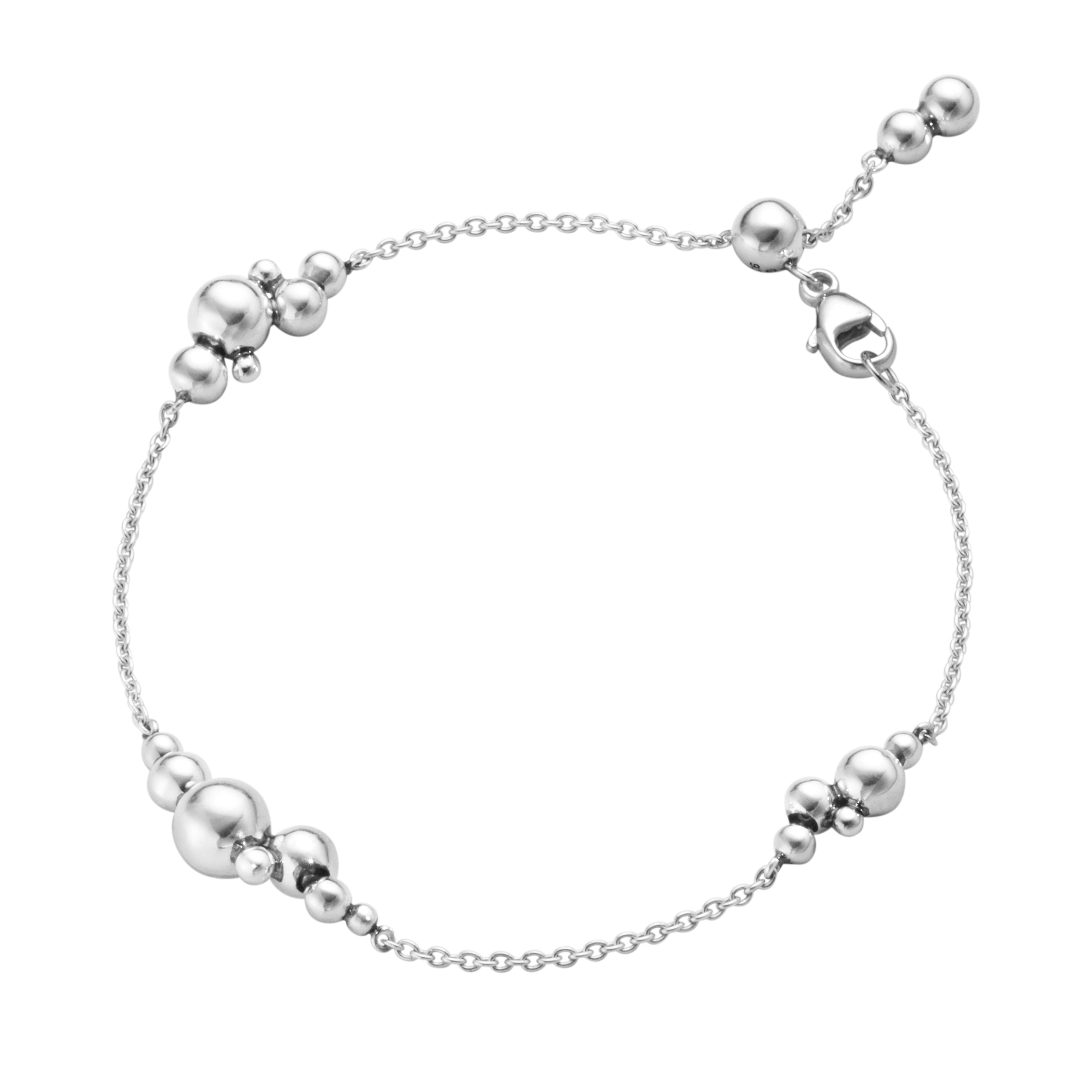 Moonlight Grapes Silver Chain Bracelet