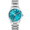 Carrera 36mm Turquoise Blue Dial Ladies Bracelet Watch