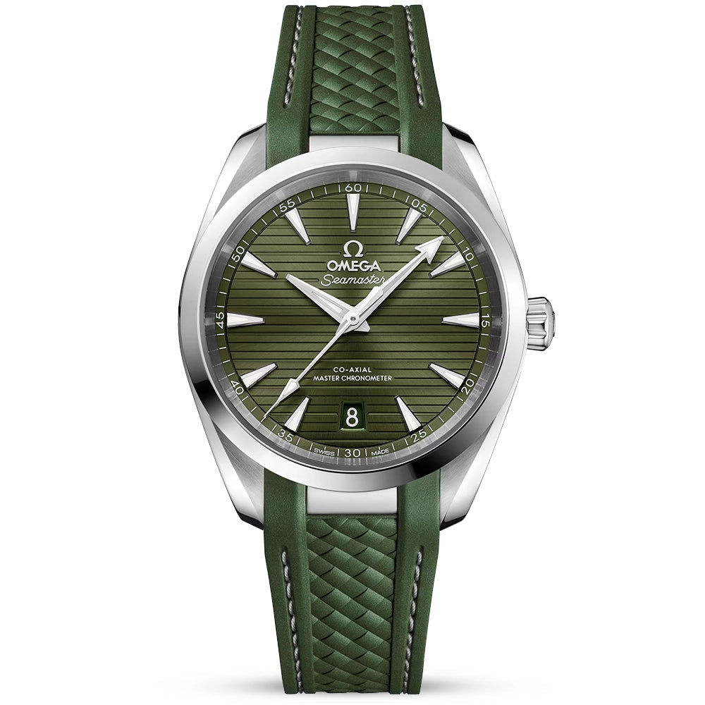 Seamaster Aqua Terra 38mm Green Dial Men's Automatic Strap Watch