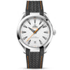 Seamaster Aqua Terra 41mm Silver Dial Men's Rubber Strap Watch