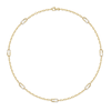 Verve Collection 18ct Yellow Gold Diamond Loop Necklace