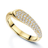 Berry's Ember Collection 18ct Yellow Gold Diamond Pave Set Dress Ring - Berry's Jewellers