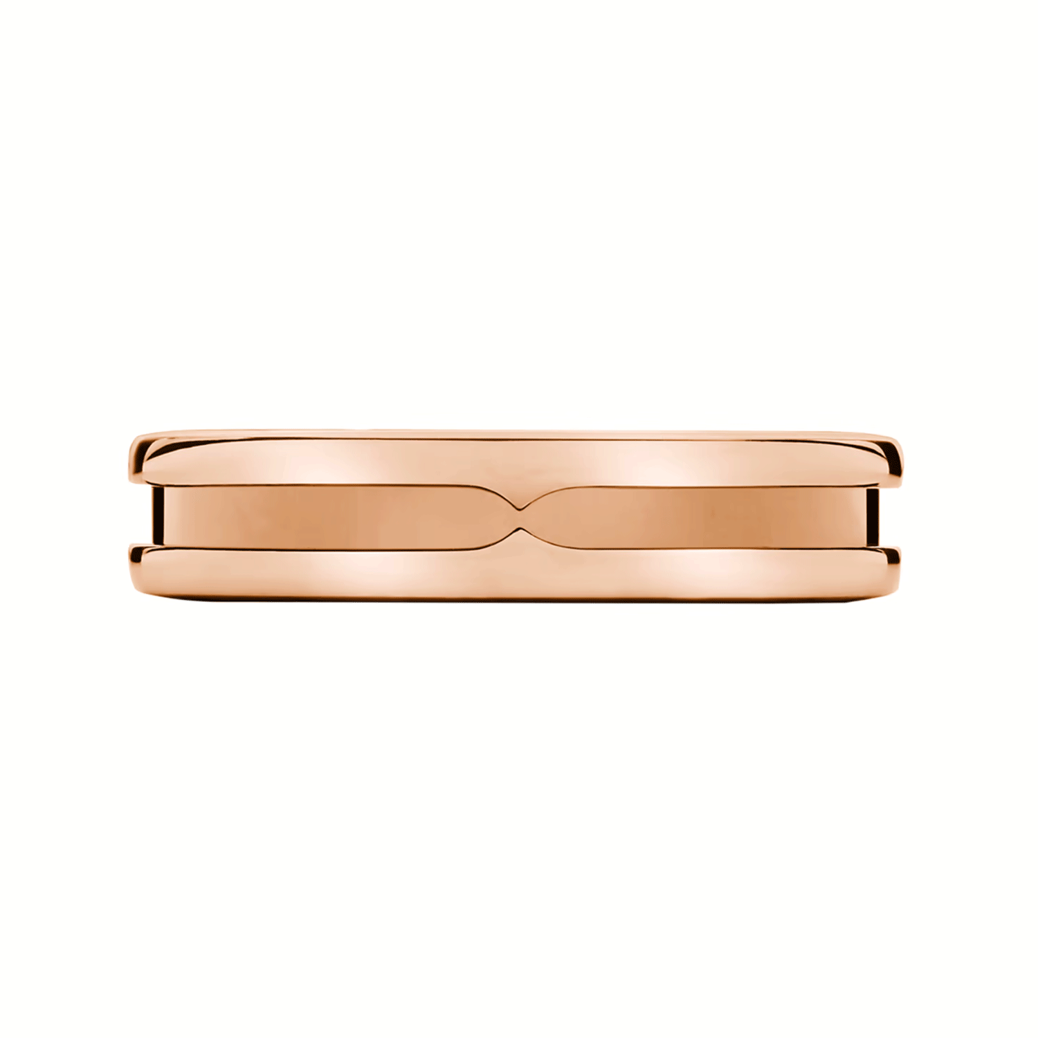 B.Zero1 18ct Rose Gold Single Row Ring