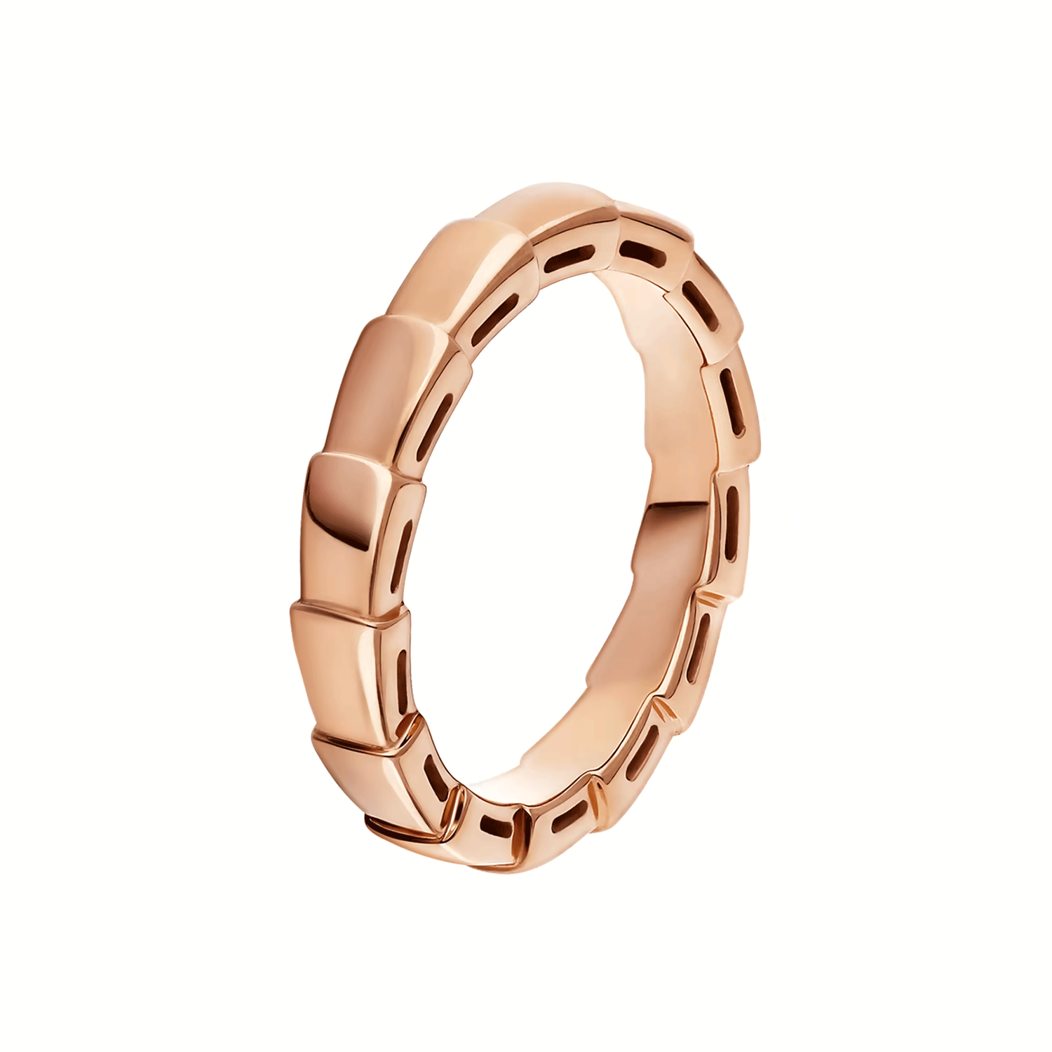 Serpenti Viper 18ct Rose Gold Ring