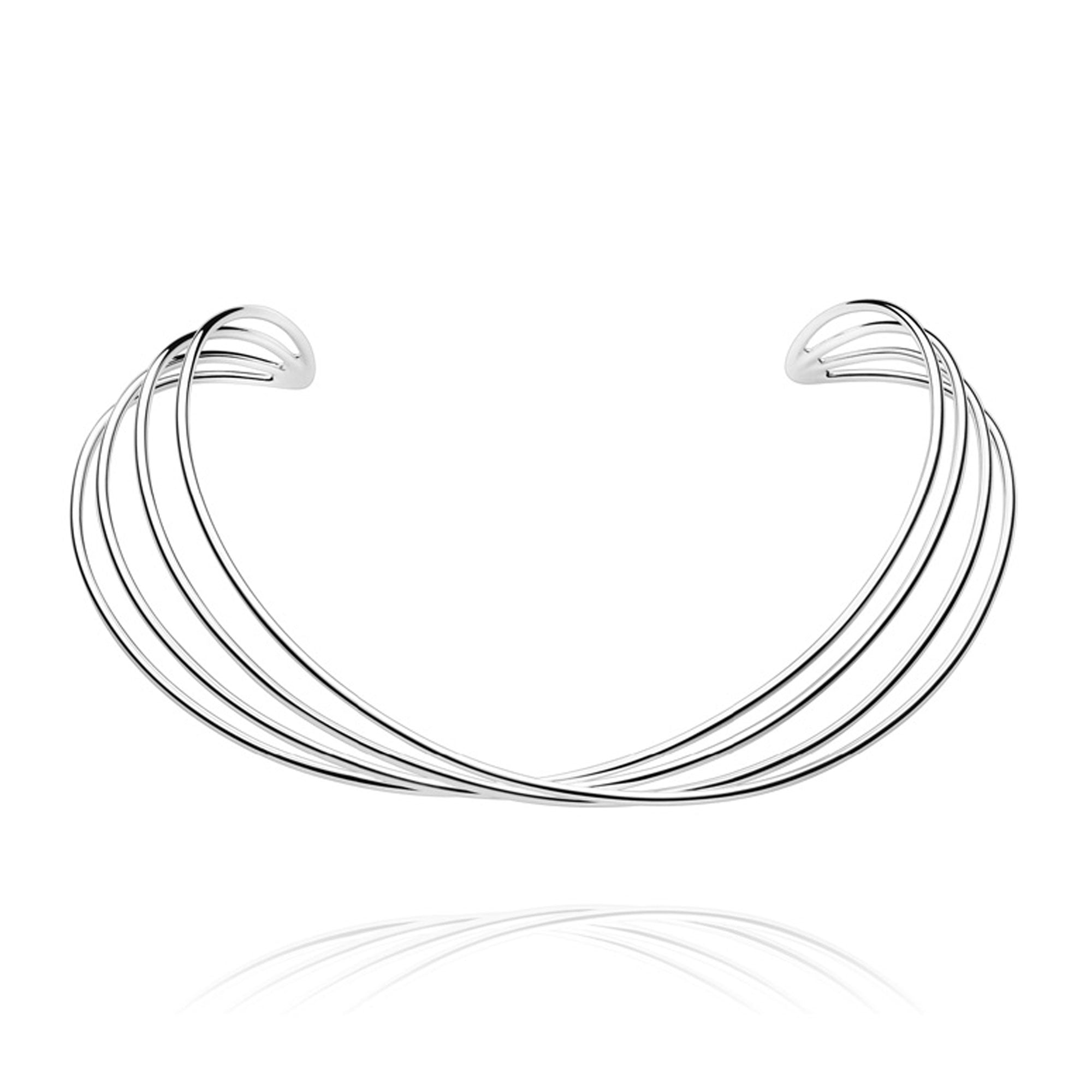 Georg Jensen Alliance Silver Neckring - Berry's Jewellers