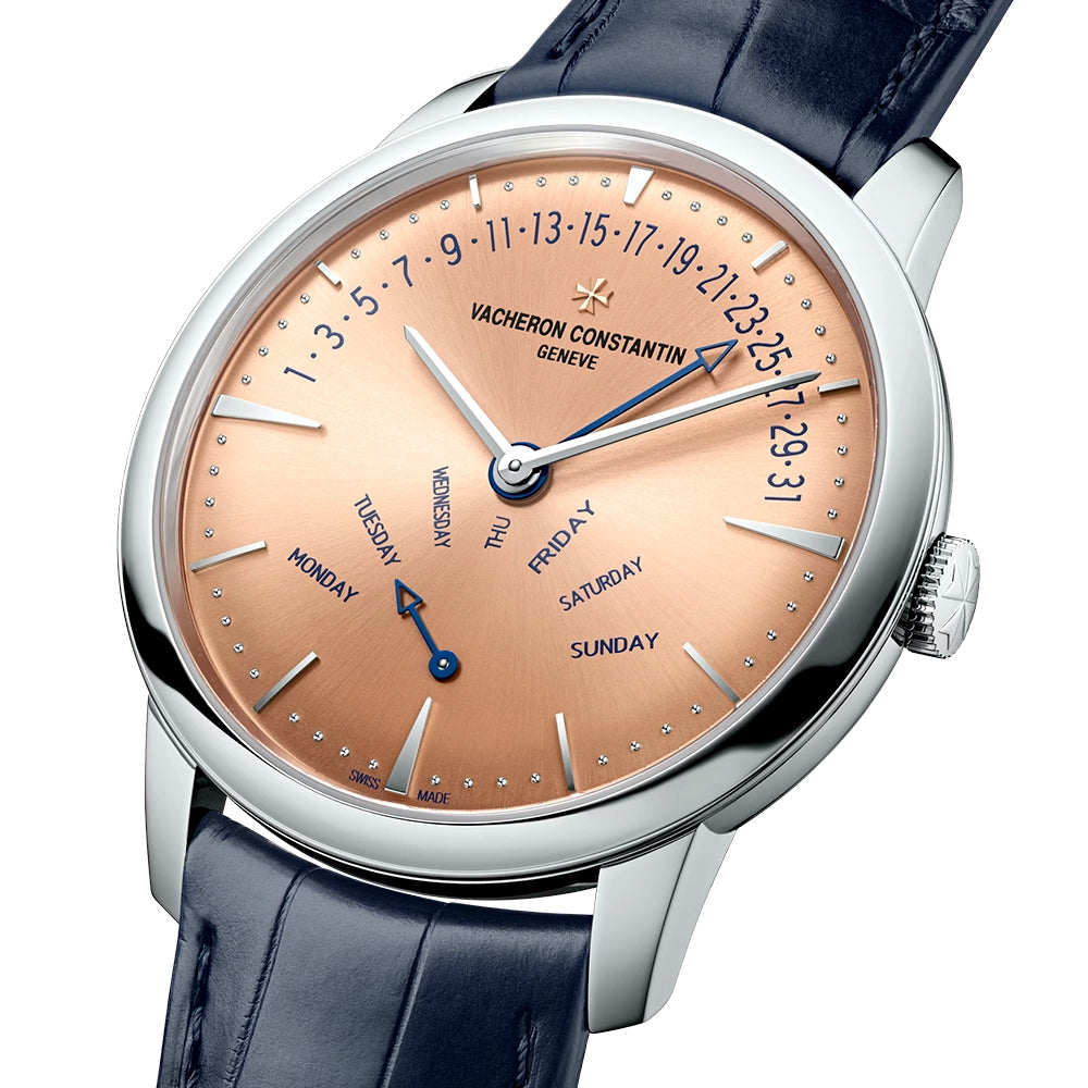 Patrimony Retrograde Day-Date 42.5mm Platinum Strap Watch