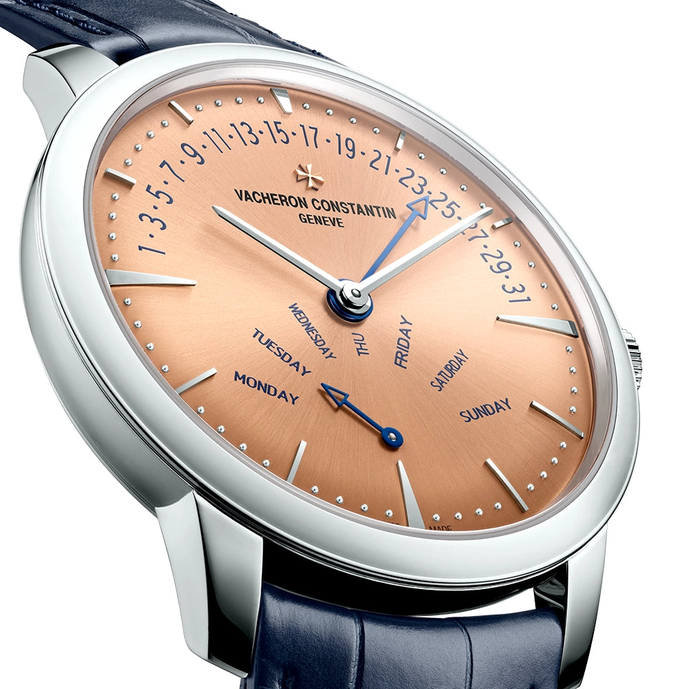 Patrimony Retrograde Day-Date 42.5mm Platinum Strap Watch