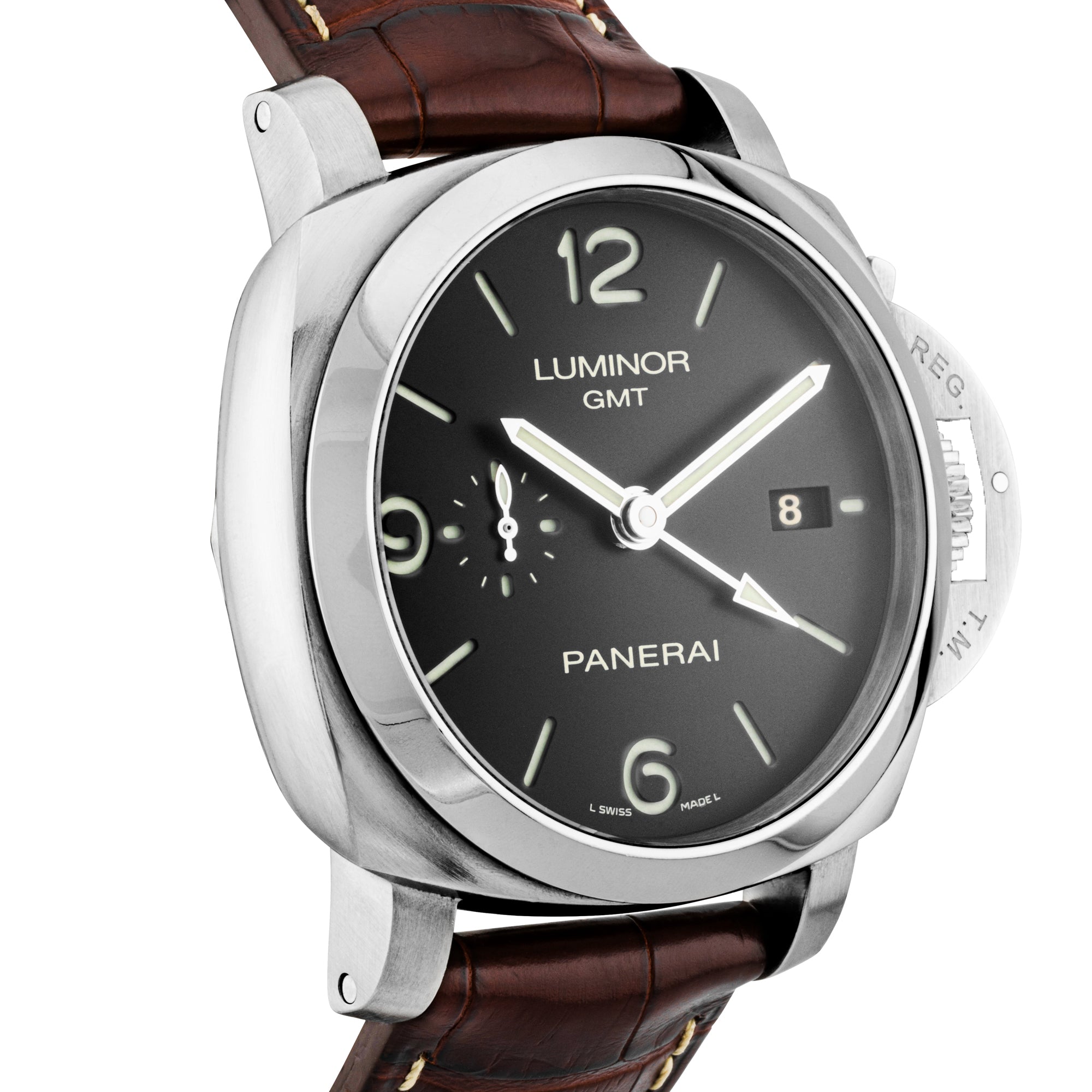 Panerai Luminor 1950 GMT 44mm Black Dial Watch (2013)