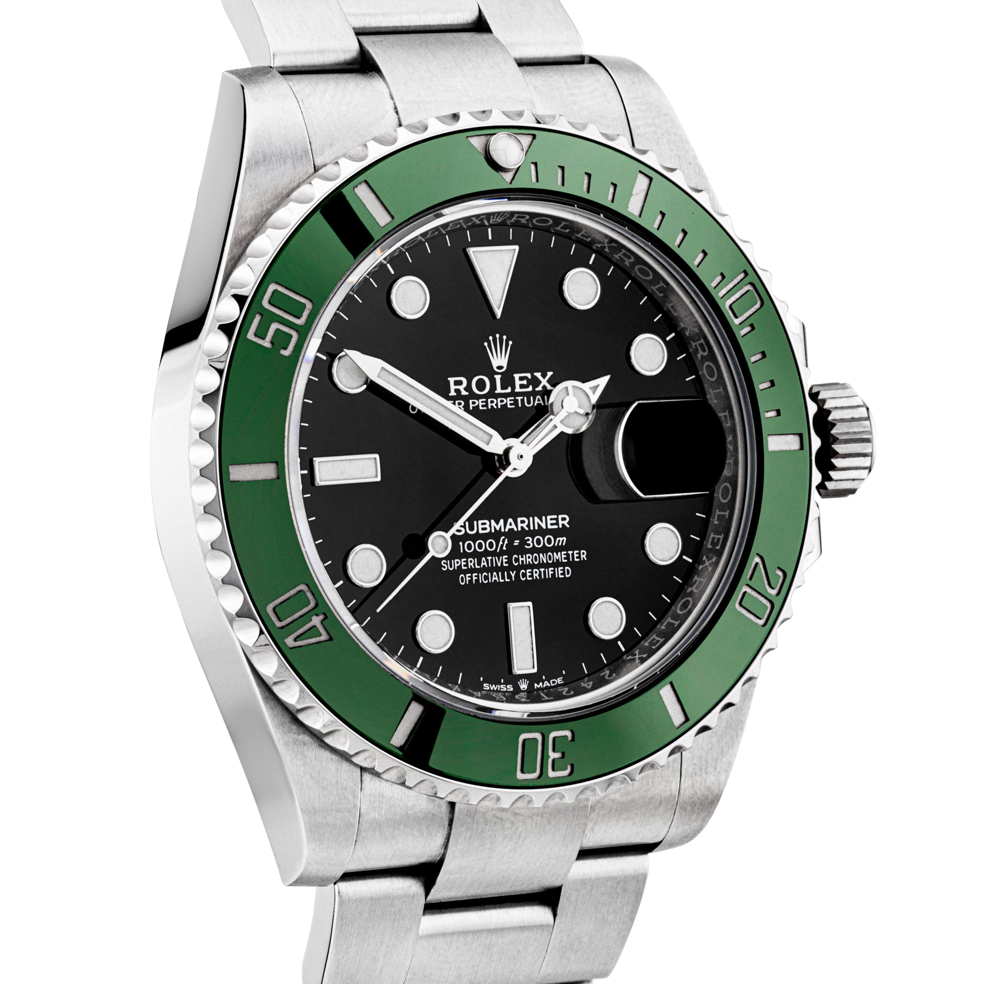 Rolex Submariner 'Starbucks' 40mm Black Dial Green Bezel Watch (2021)