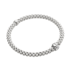 FOPE Solo 18ct White Gold Bracelet With 0.10ct Diamond Set Rondel - Berry's Jewellers