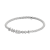 Prima 18ct White Gold Bracelet With Pave Diamond Set Rondels