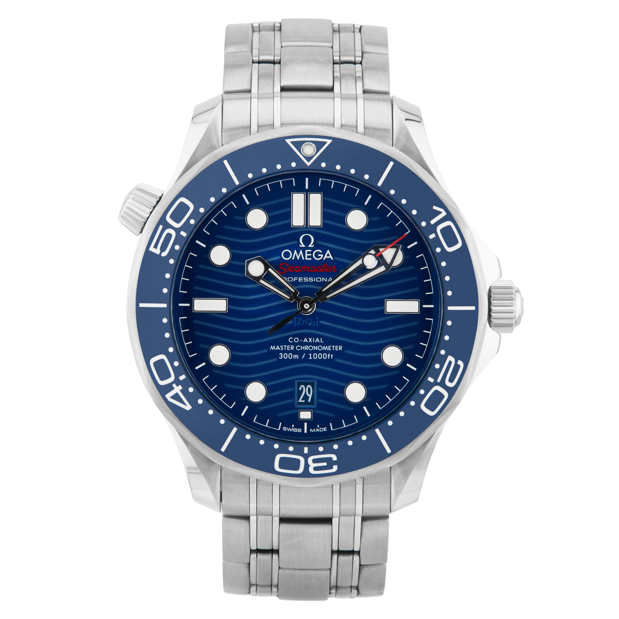 OMEGA Seamaster Diver 300m 42mm Blue Dial Bracelet Watch (2024)