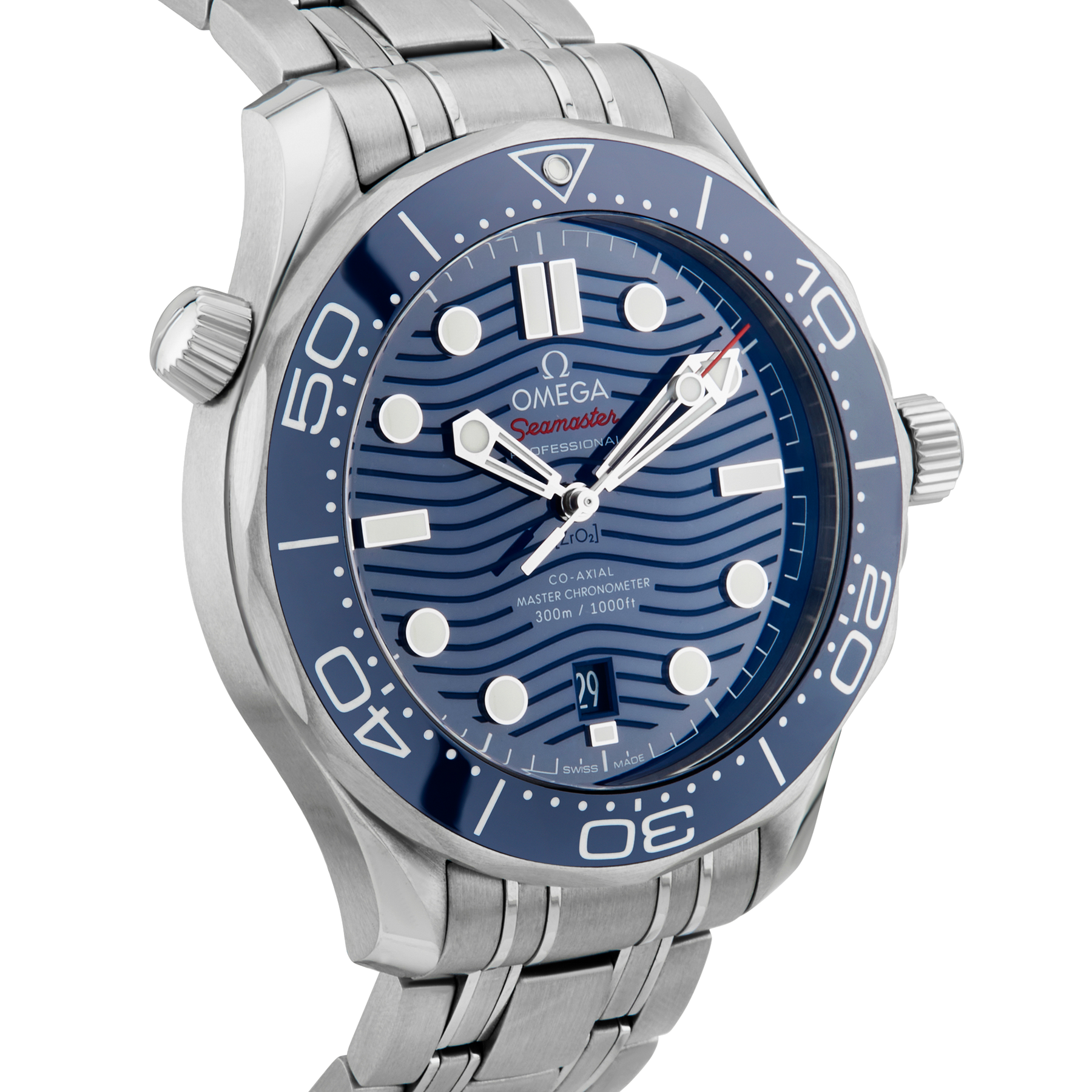 OMEGA Seamaster Diver 300m 42mm Blue Dial Bracelet Watch (2024)