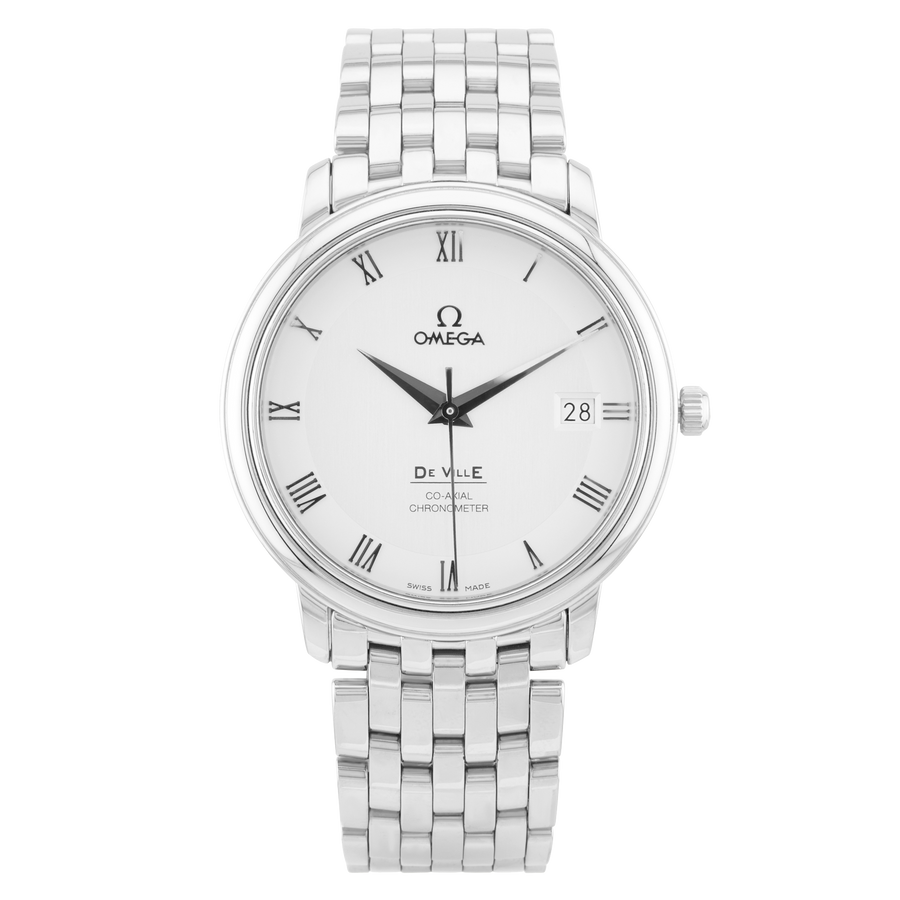 OMEGA De Ville Prestige 36.5mm Silver Dial Bracelet Watch (2015)