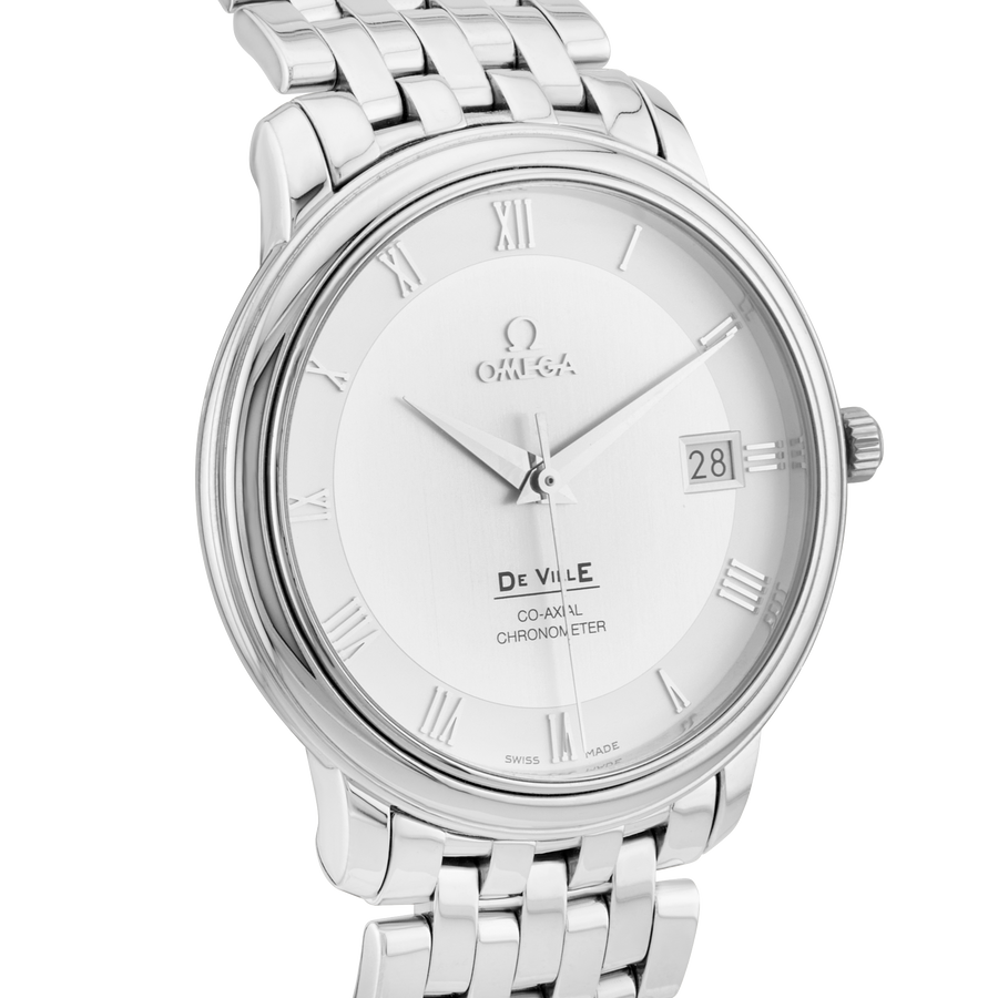 OMEGA De Ville Prestige 36.5mm Silver Dial Bracelet Watch (2015)