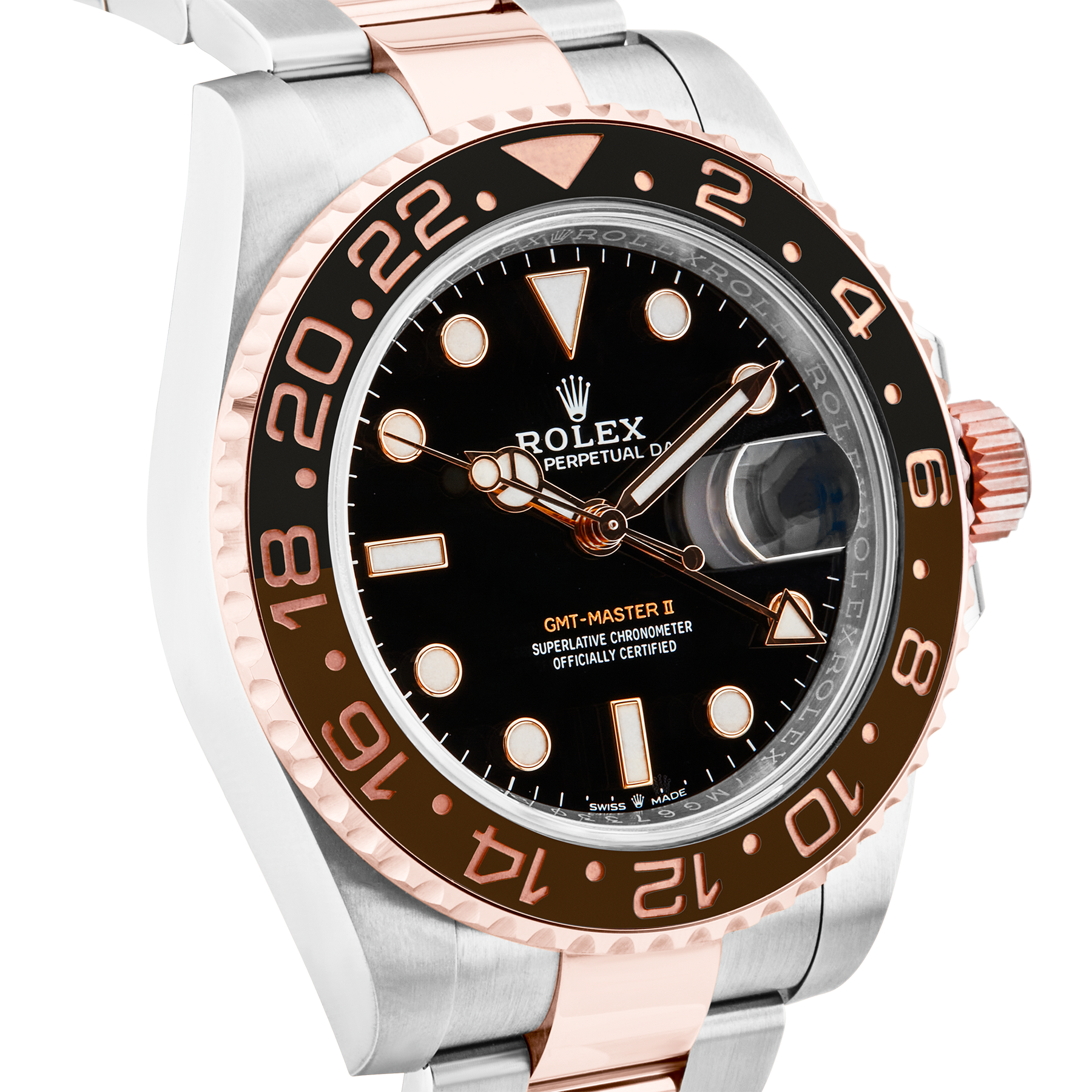 Rolex GMT-Master II 40mm Two-Tone 'Root Beer' Bracelet Watch (2021)