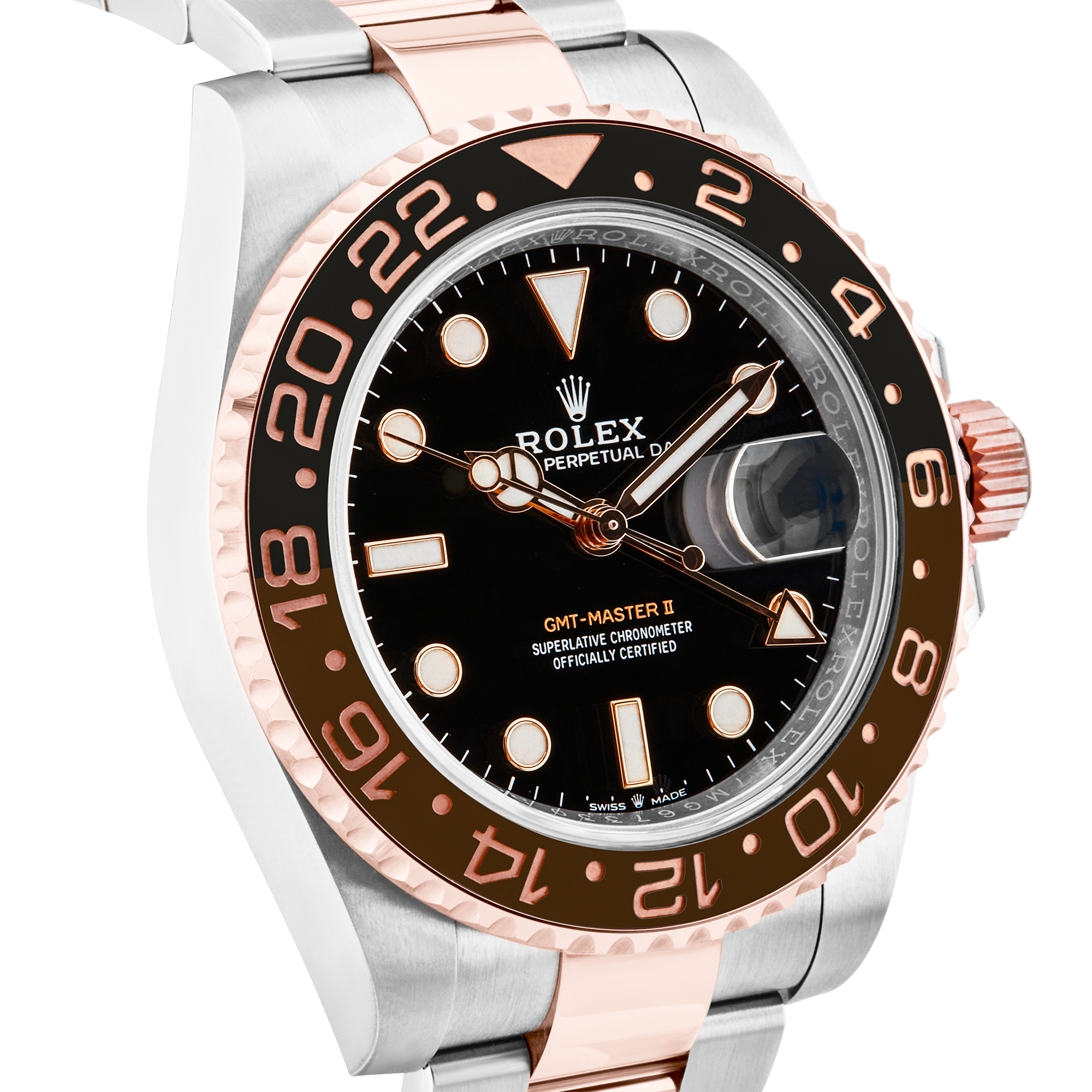 Rolex GMT-Master II 40mm Two-Tone 'Root Beer' Bracelet Watch (2021)