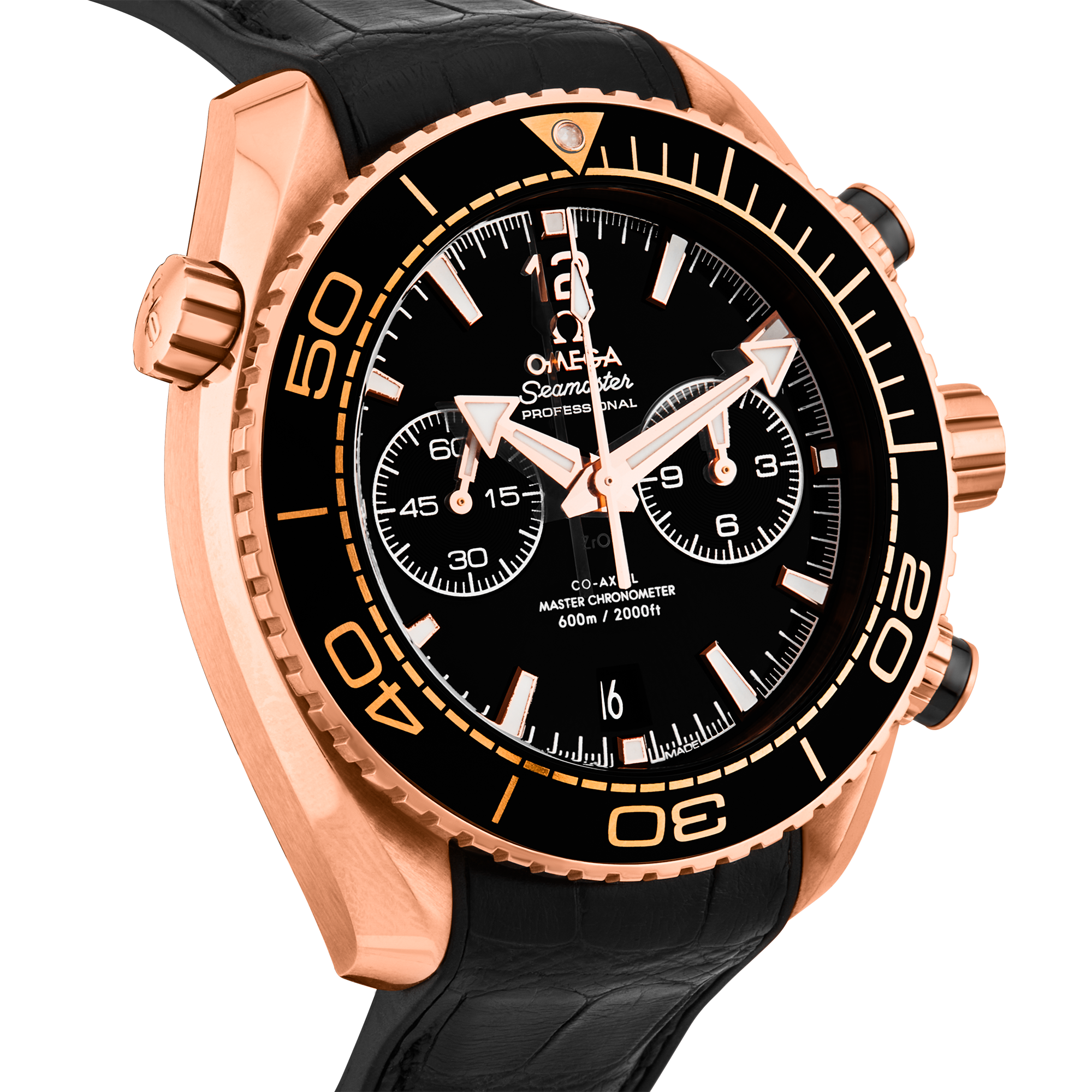 OMEGA Seamaster Planet Ocean 600m 18ct Sedna Gold Watch (2018)