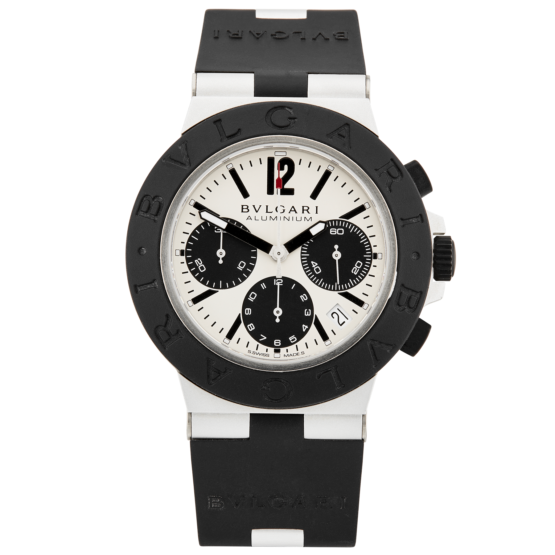 BVLGARI Aluminium 40mm Chronograph Watch