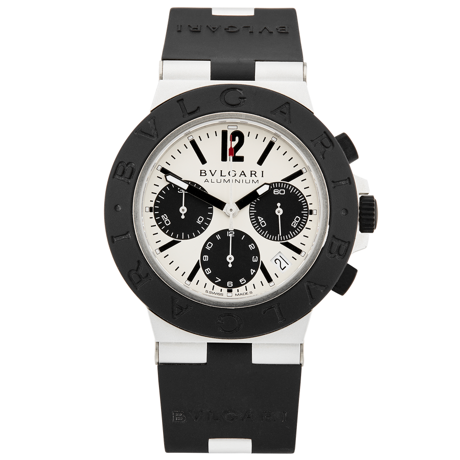 BVLGARI Aluminium 40mm Chronograph Watch