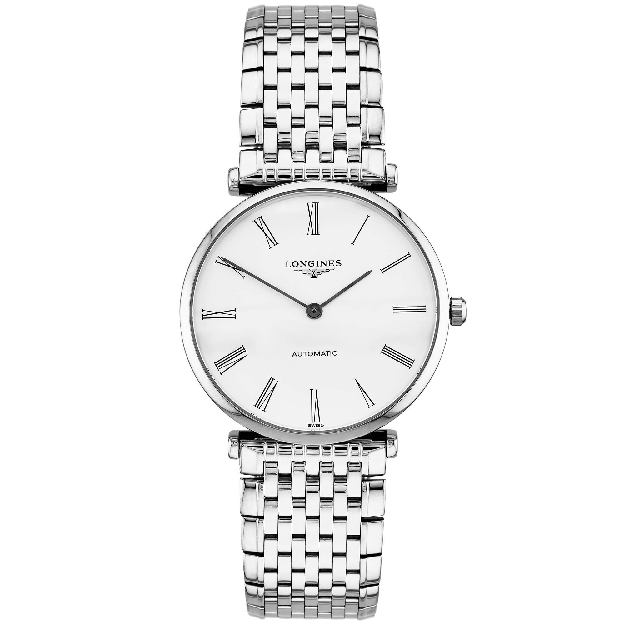 Longines La Grande Classique 36mm White Dial Bracelet Watch (2021)