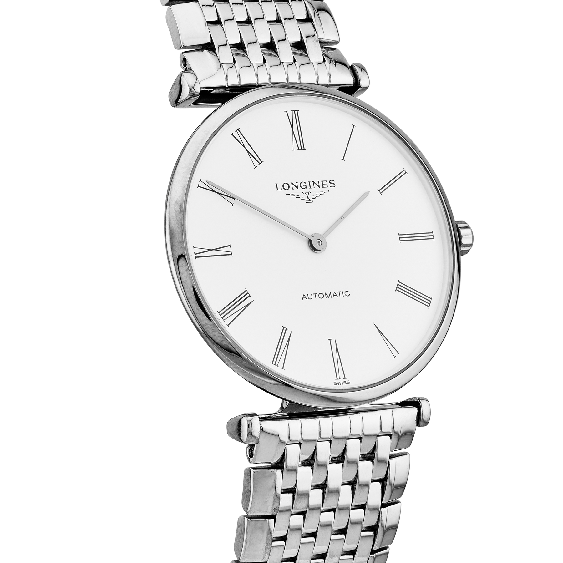 Longines La Grande Classique 36mm White Dial Bracelet Watch (2021)