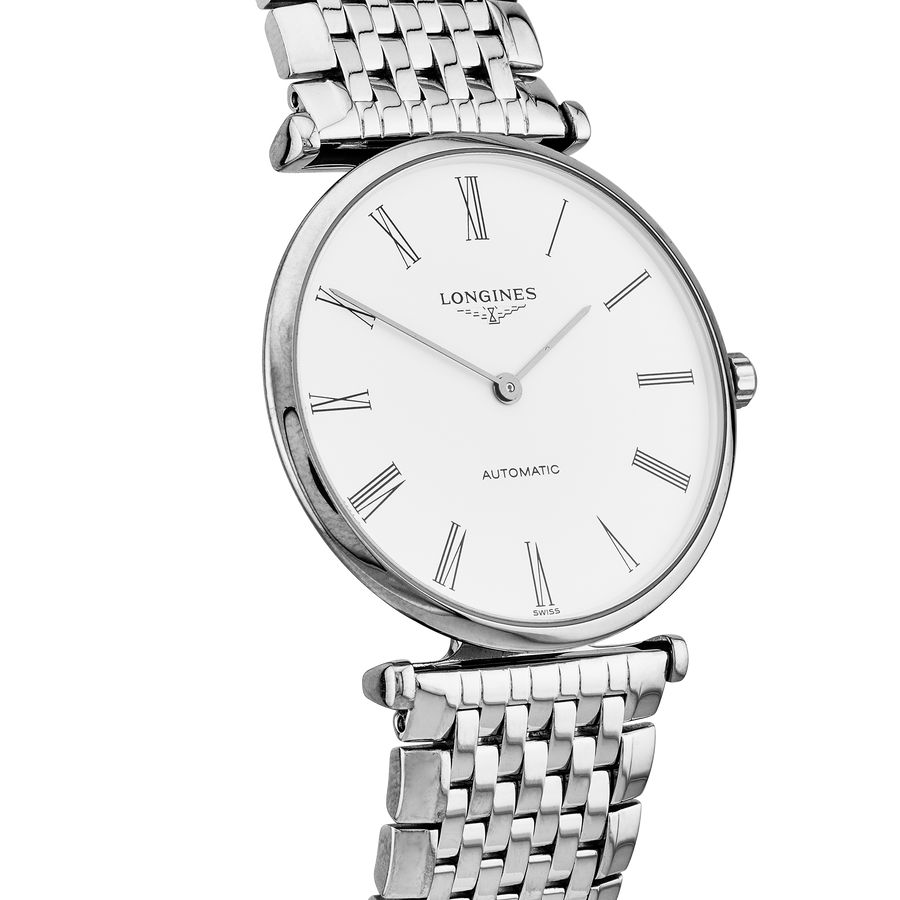 Longines La Grande Classique 36mm White Dial Bracelet Watch (2021)