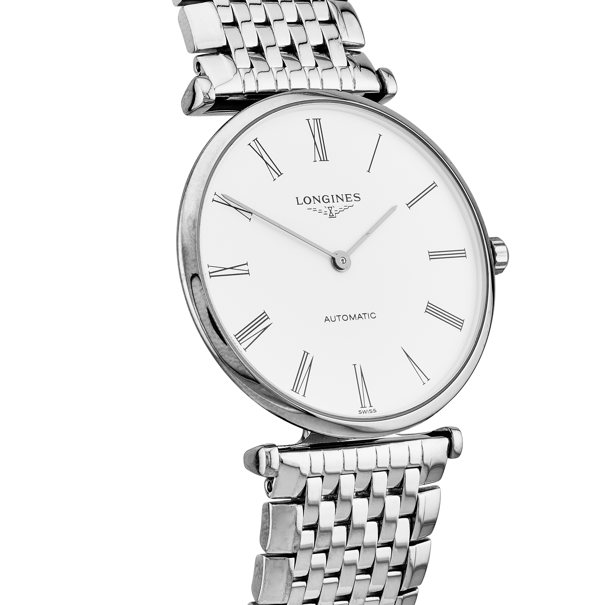 Longines La Grande Classique 36mm White Dial Bracelet Watch (2021)