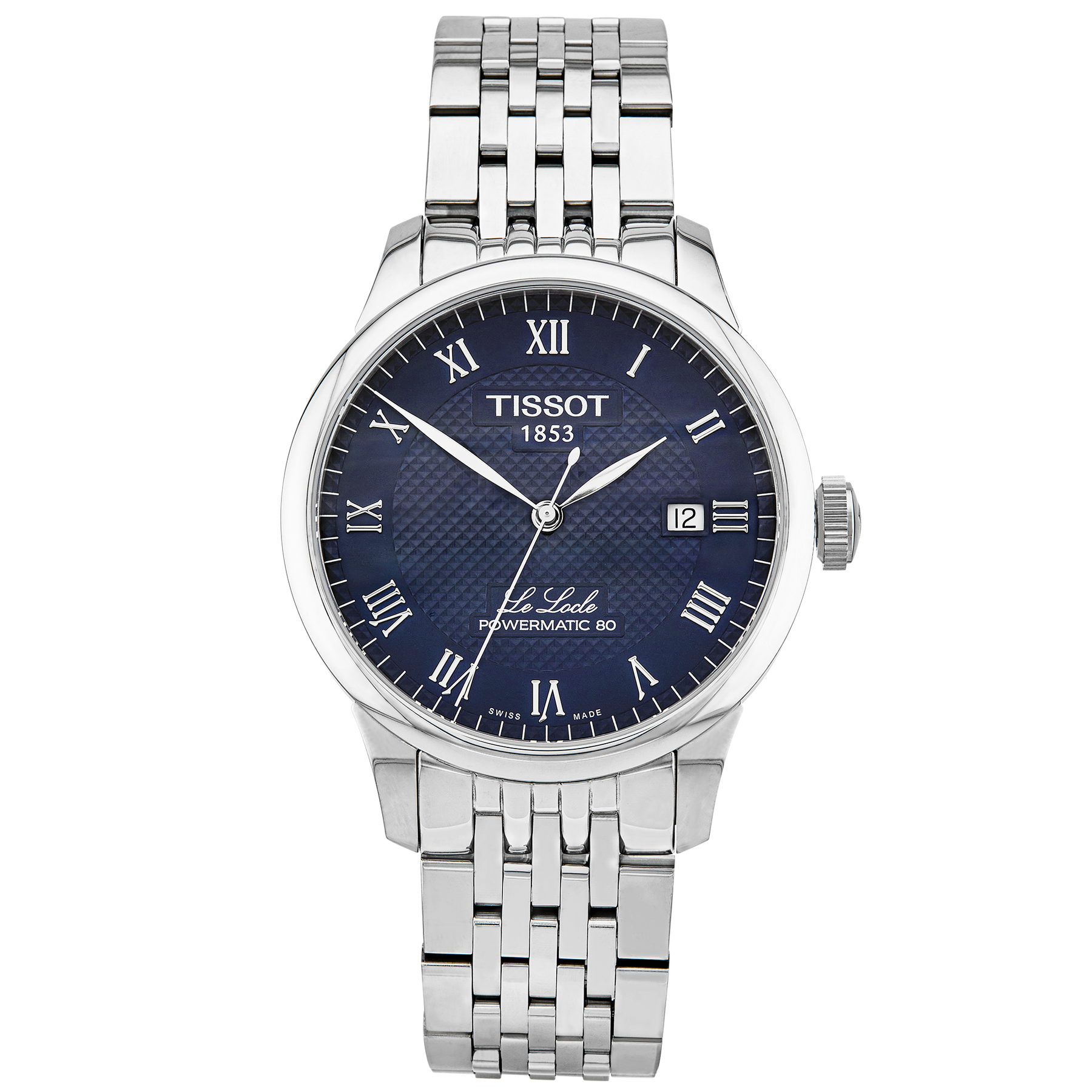 Tissot Le Locle 39mm Blue Dial Automatic Bracelet Watch (2023)