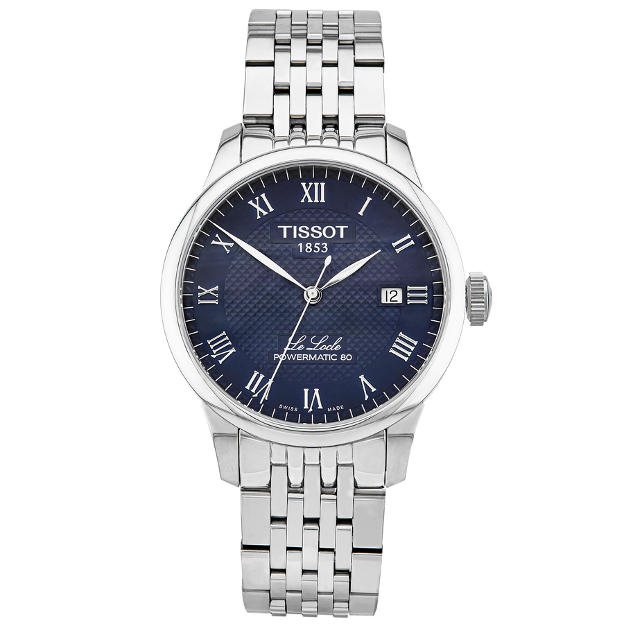 Tissot Le Locle 39mm Blue Dial Automatic Bracelet Watch (2023)