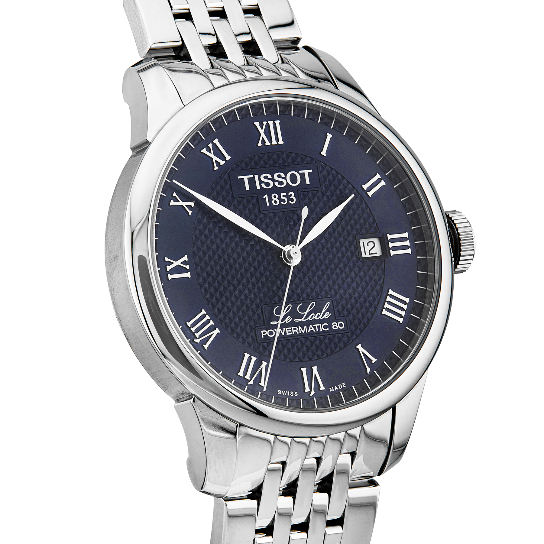 Tissot Le Locle 39mm Blue Dial Automatic Bracelet Watch (2023)