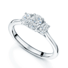 Berry's Platinum Oval Cut Diamond Three Stone Ring - Berry's Jewellers