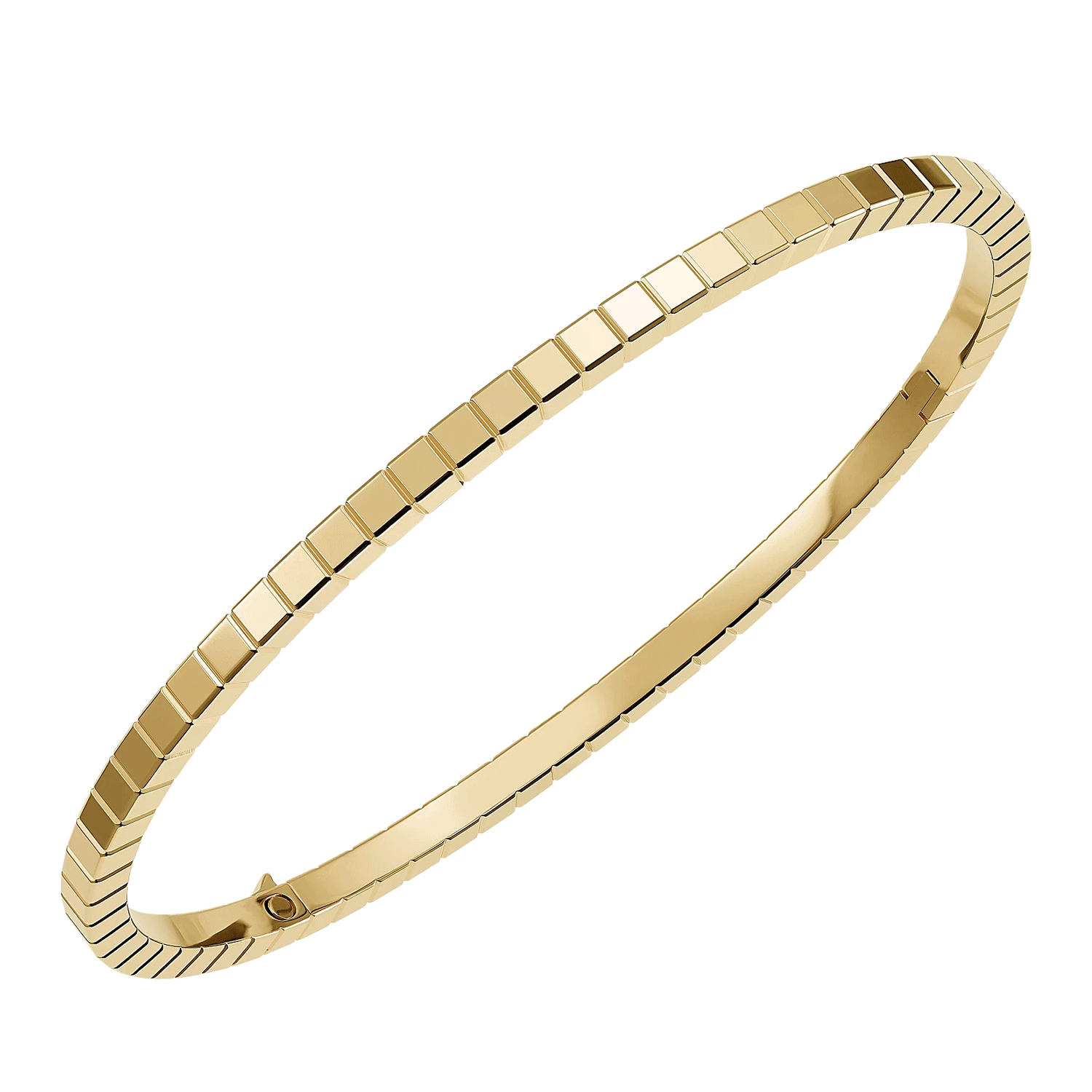 18ct Yellow Gold Ice Cube Bangle