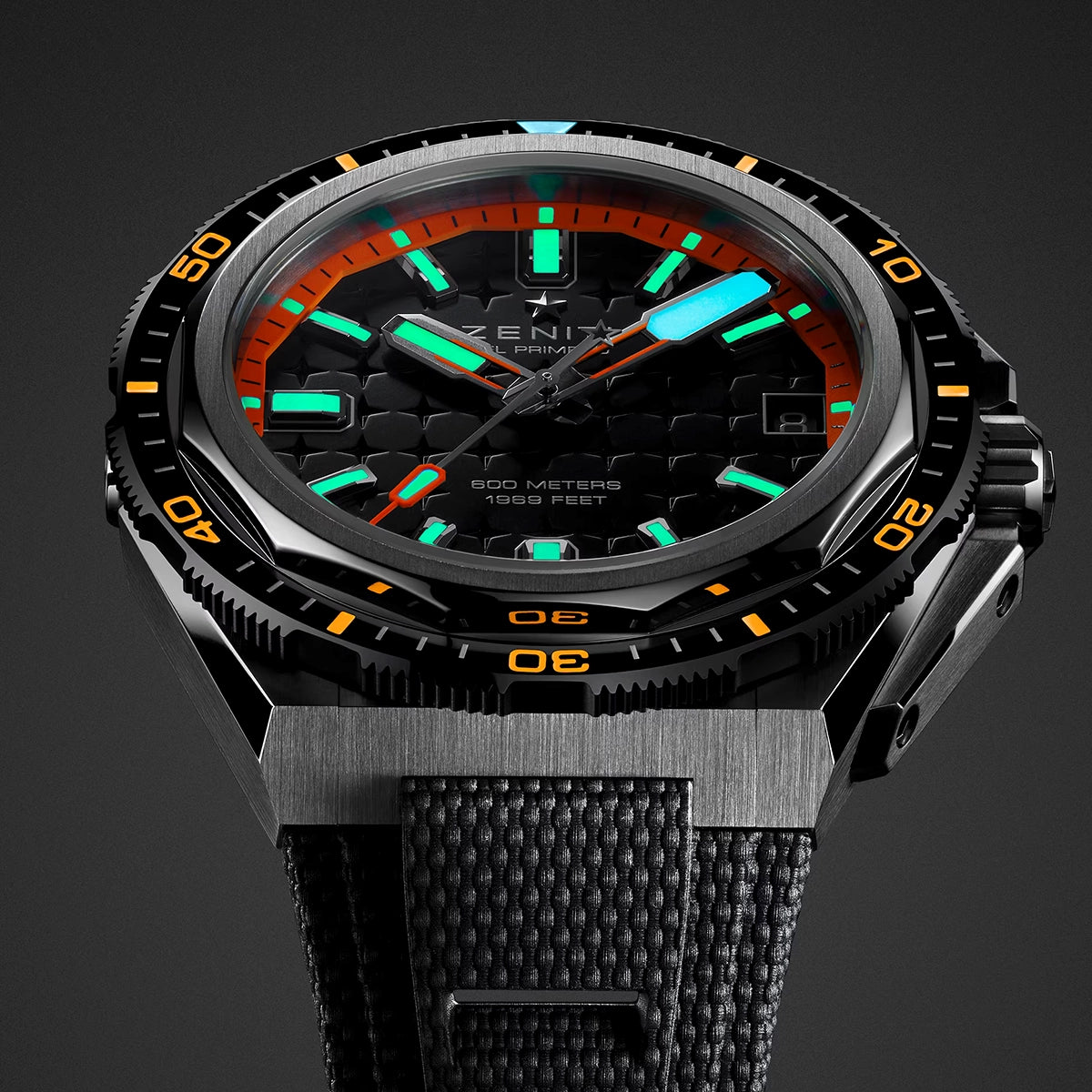 DEFY Skyline Extreme Diver 42.5mm Black Dial Automatic Watch