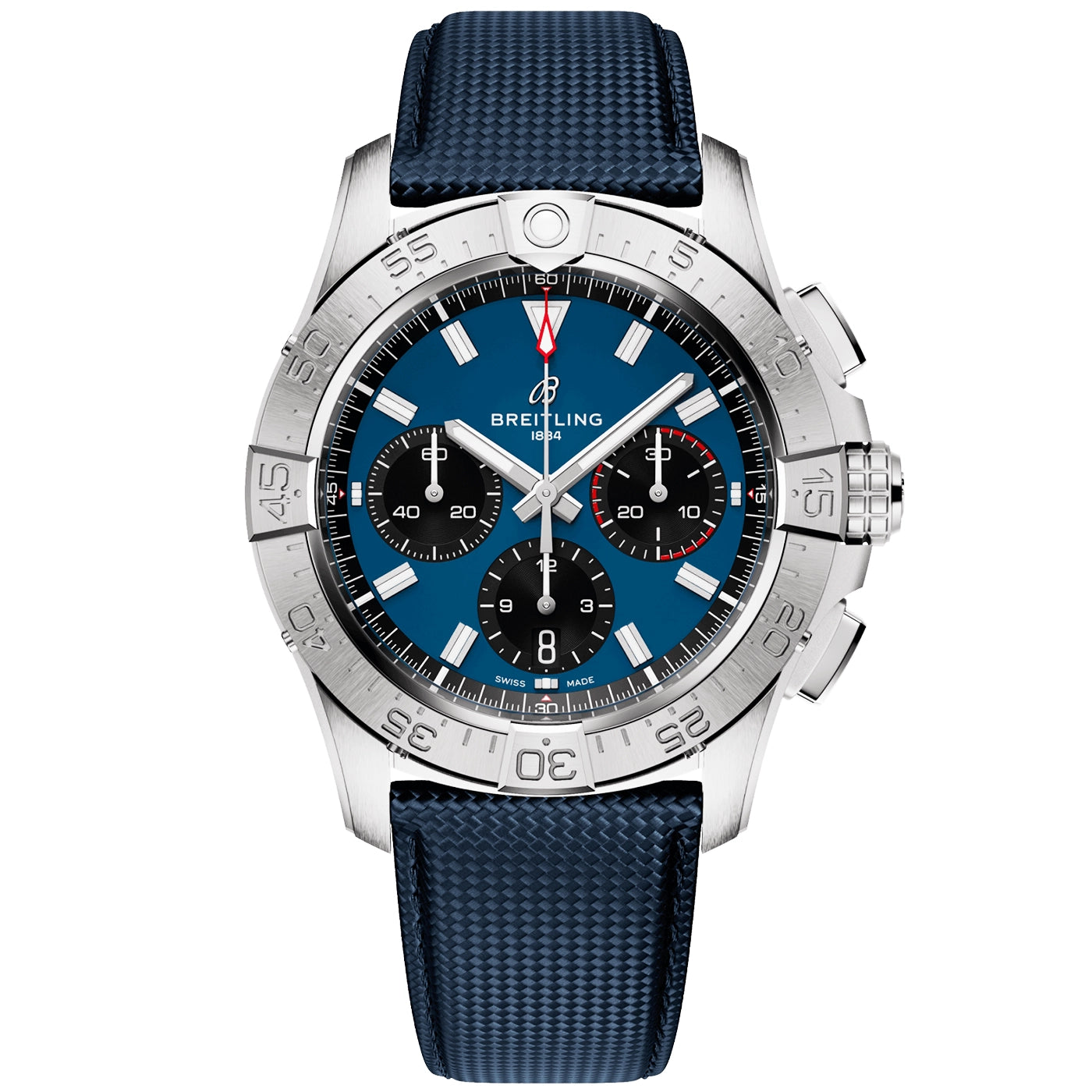 Avenger Chronograph 42mm Blue Dial Automatic Strap Watch