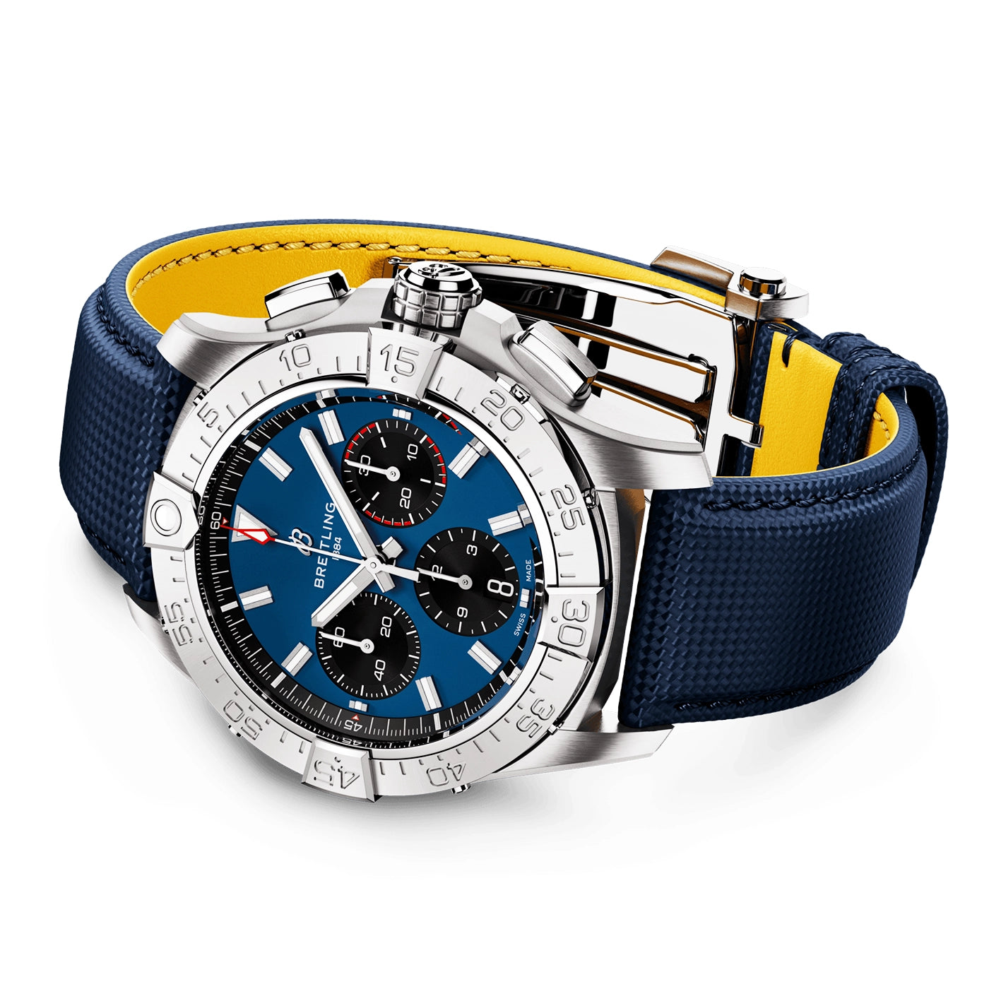 Avenger Chronograph 42mm Blue Dial Automatic Strap Watch