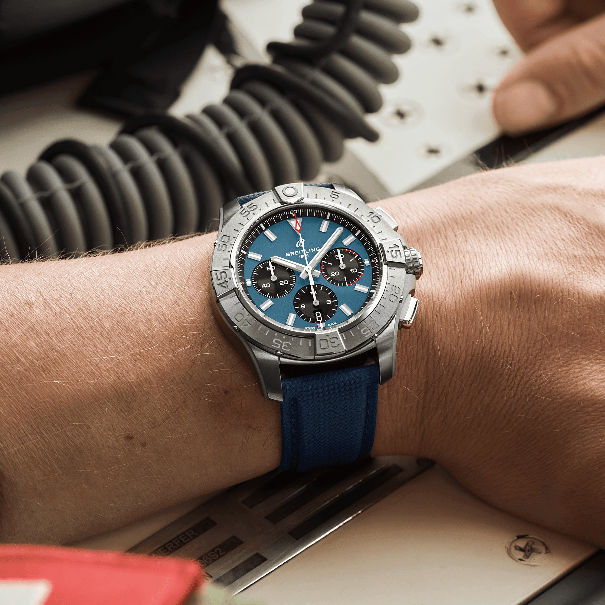 Breitling on sale avenger blue