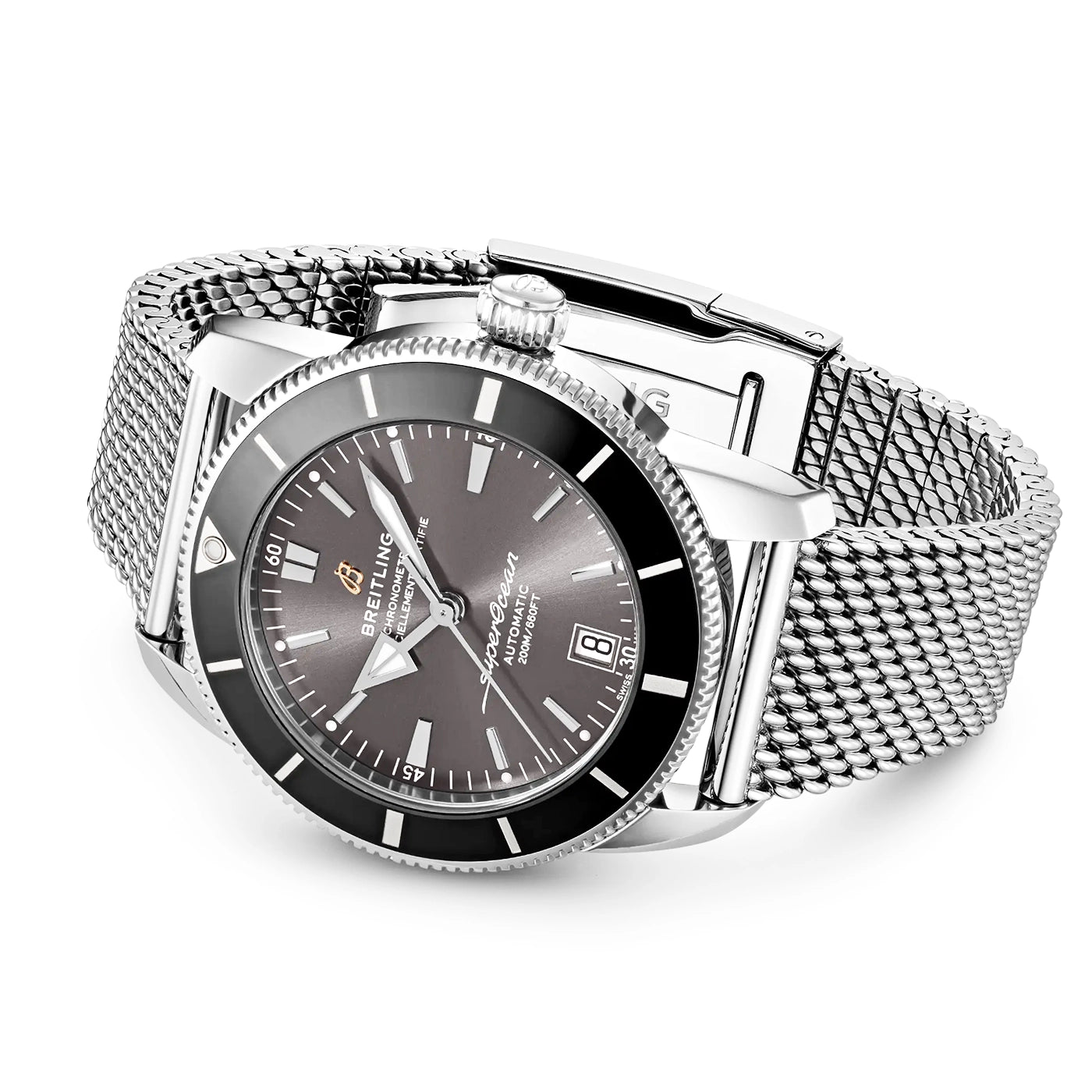 Superocean Heritage UK Edition 42mm Grey Dial Bracelet Watch