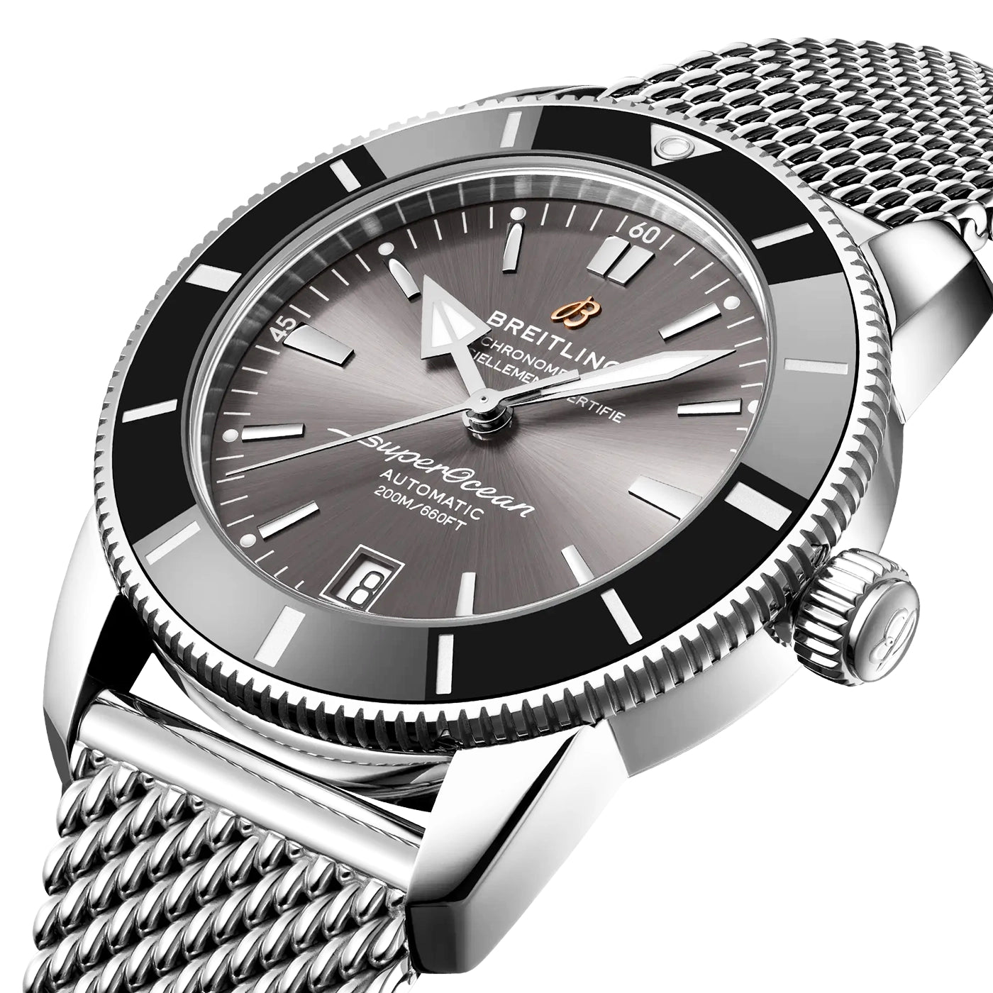 Superocean Heritage UK Edition 42mm Grey Dial Bracelet Watch