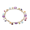 Paradise 18ct Yellow Gold Multicoloured Gemstone Bracelet