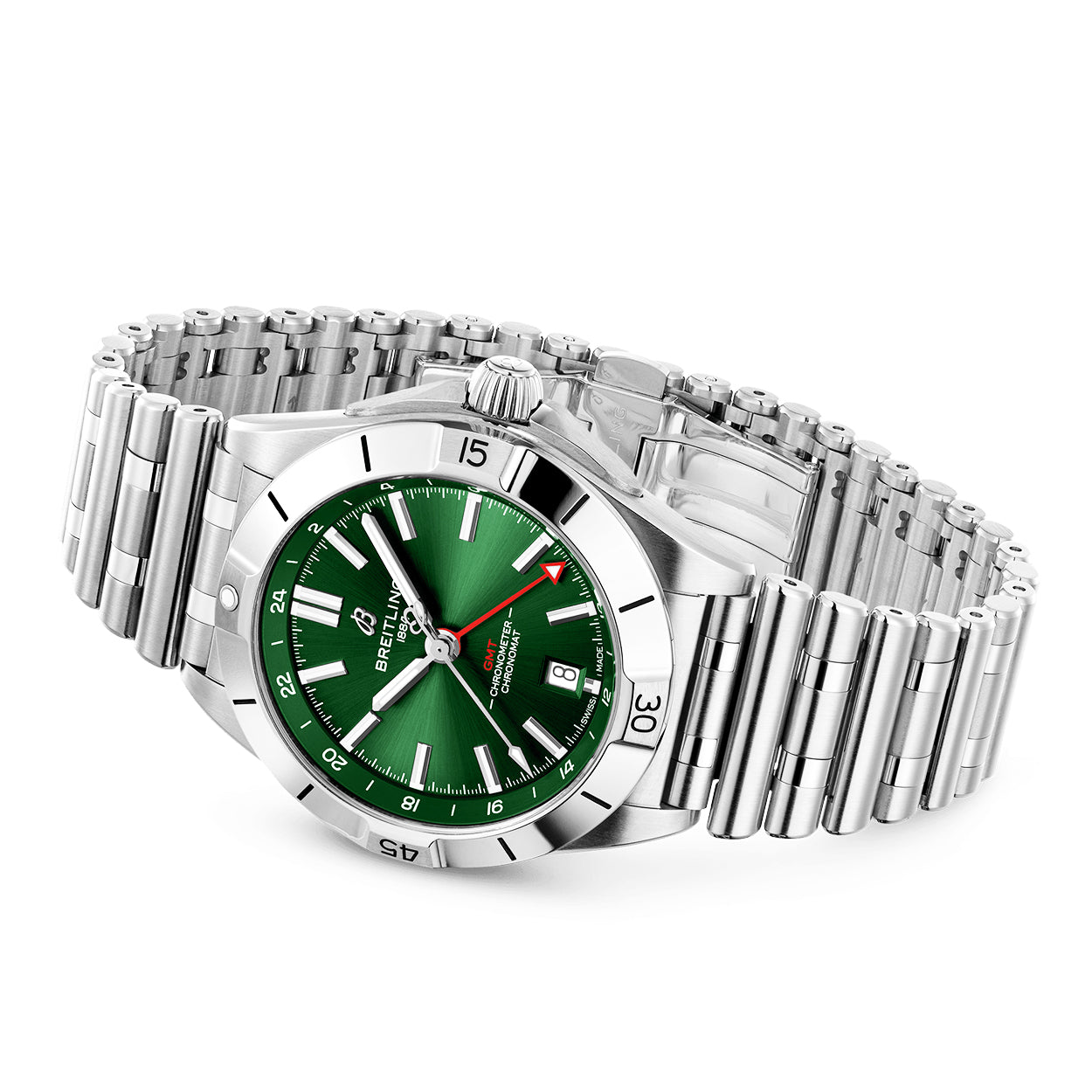 Gmt discount green dial