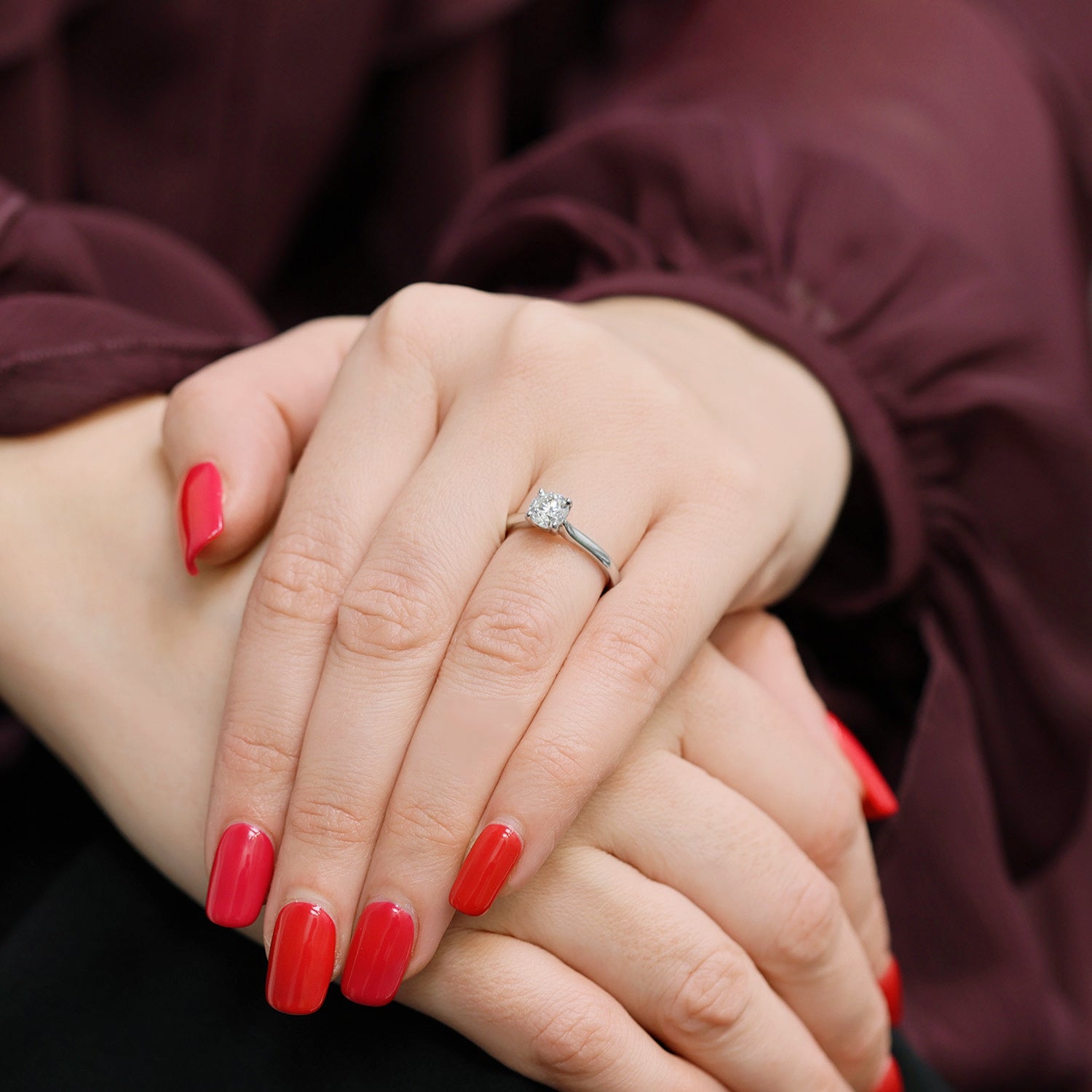 Berry's Platinum GIA Round Brilliant Cut Single Stone Ring - Berry's Jewellers