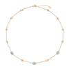 Siviglia 18ct Yellow Gold Pave Diamond Set Necklace